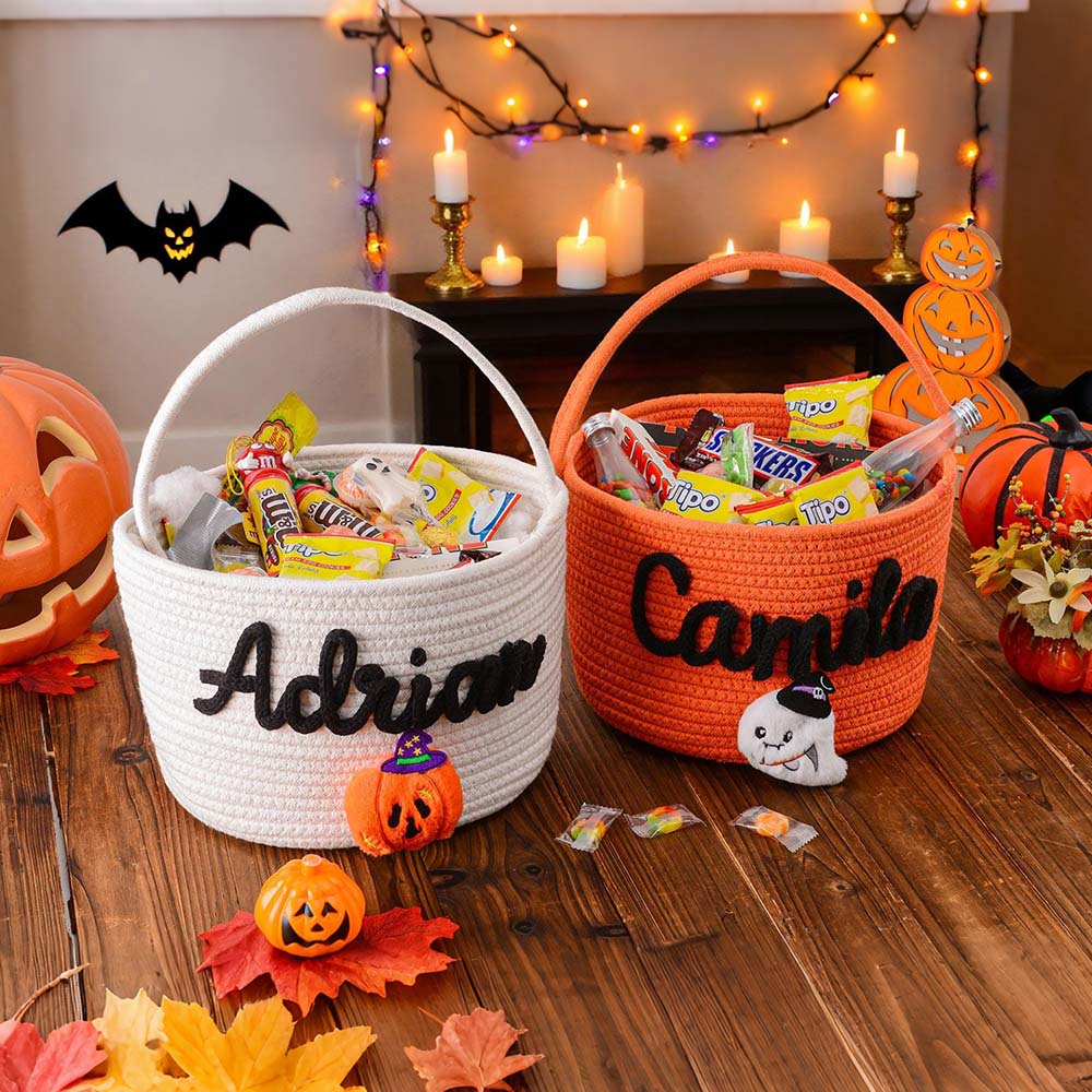 Personalized Halloween Treat Basket | CWHalloween105
