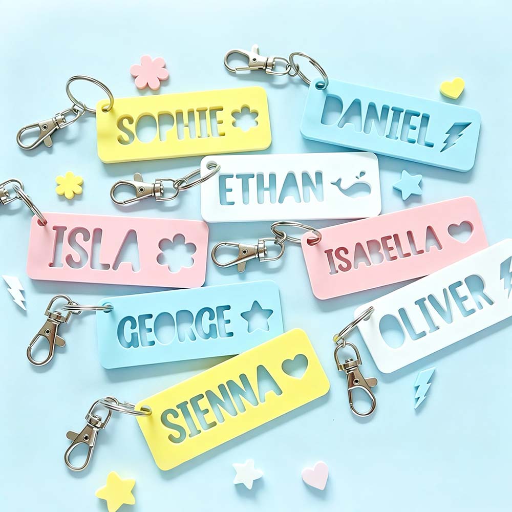 Personalized 3D Printed Back To School Bag Tag | CWGift84