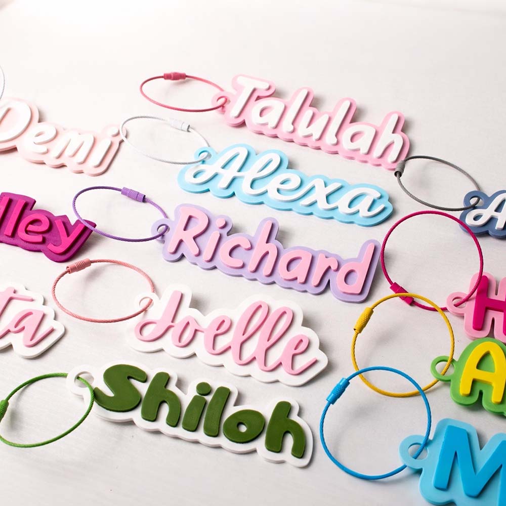 Personalized 3D Printed Name Tag | CWGift85