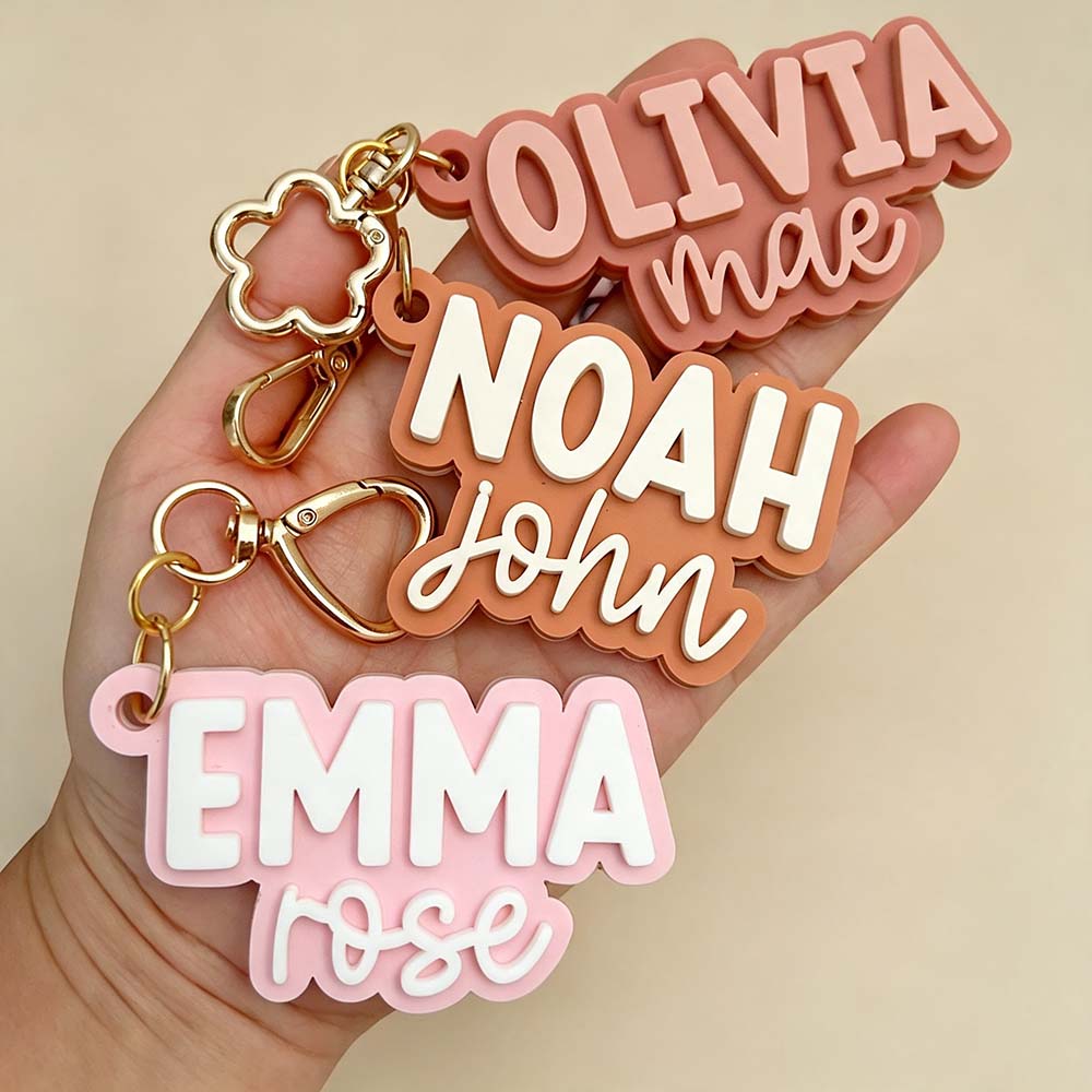 Personalized 3D Printed Backpack Name Tag | CWGift89