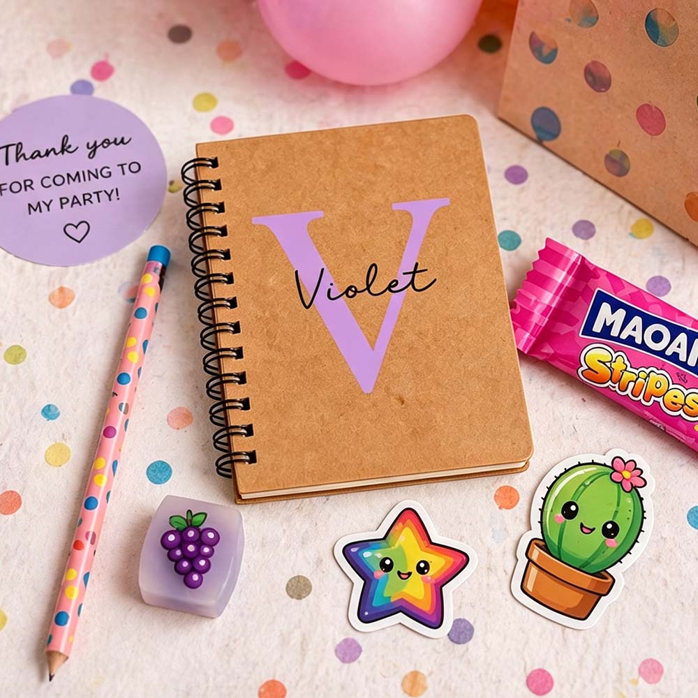 Personalized Kids Party Favour Notebook | CWToy204