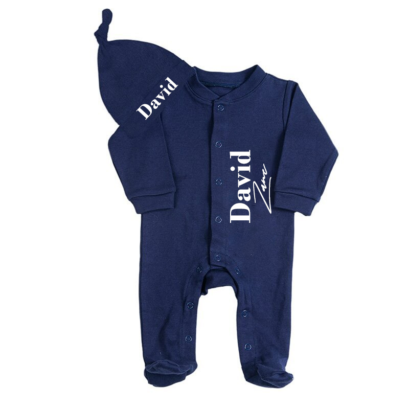Personalized Baby Cotton Onesie Set | CWBaby26