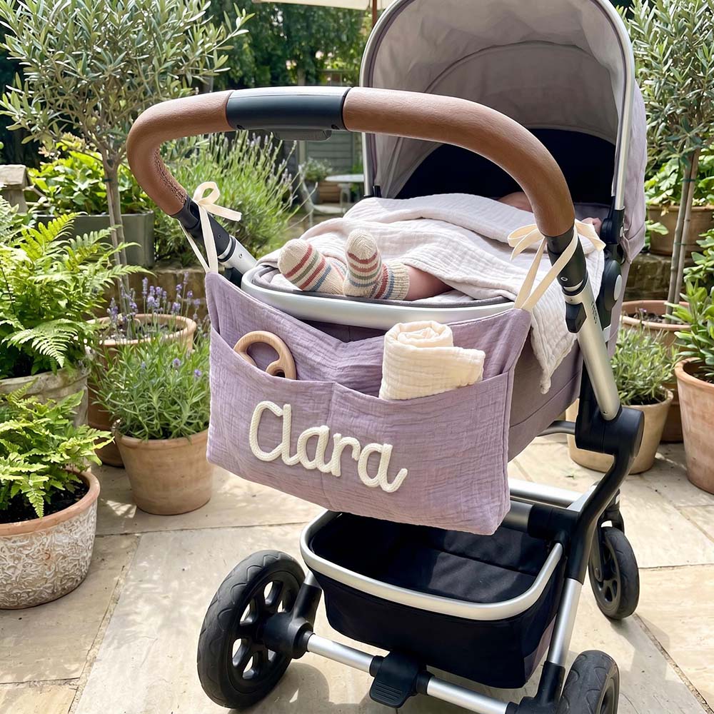 Personalized Hand Embroidered Baby Car Backseat Organizer | CWBaby520