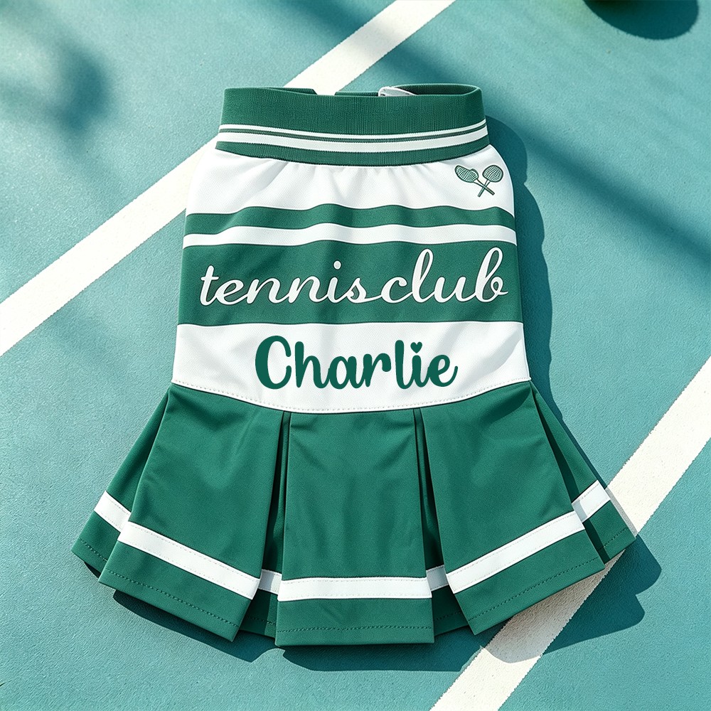 Personalized Cute Pet Tennis Dress | BKPet568