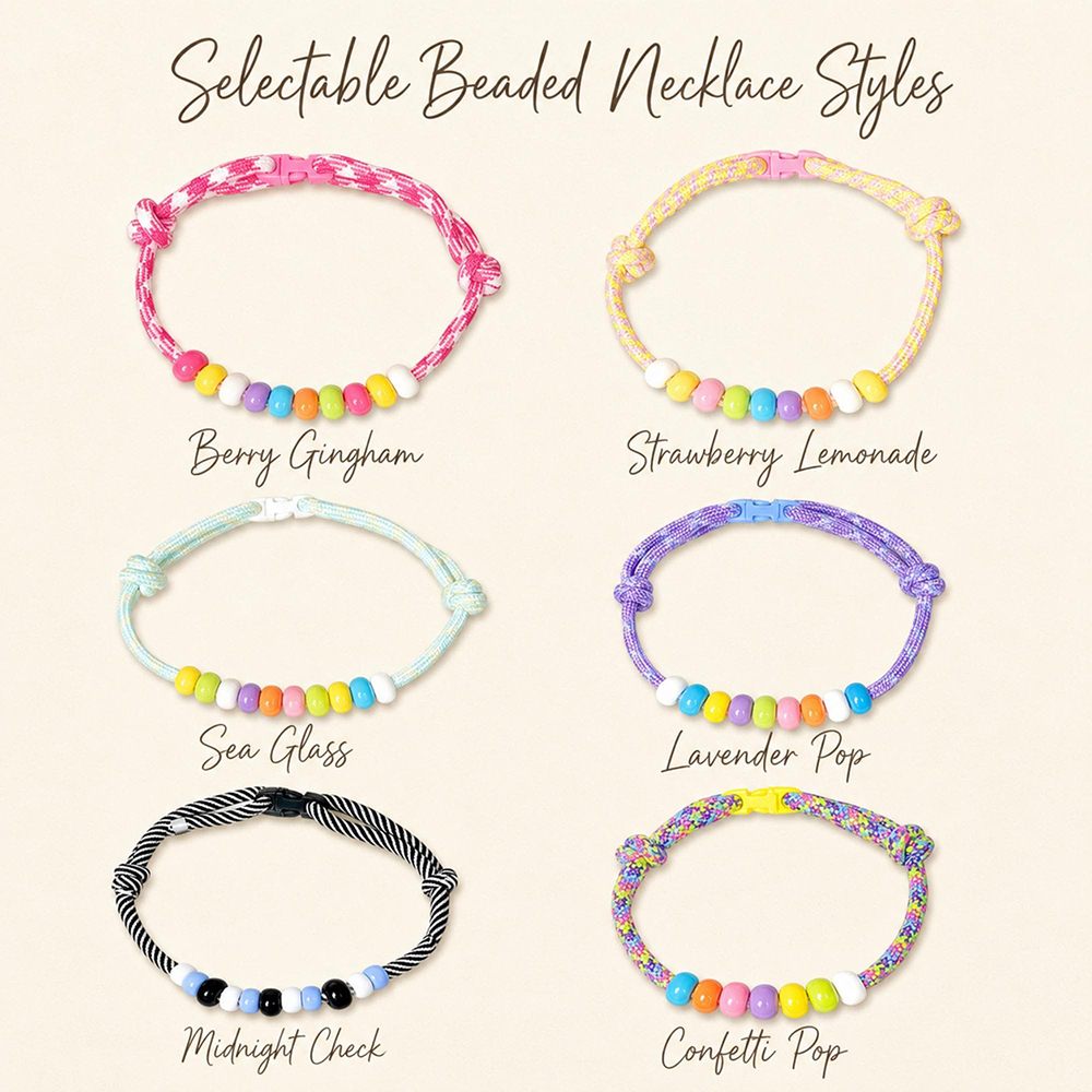 Personalized Handmade Beaded Adjustable Buckle Dog Collar | BKPet573