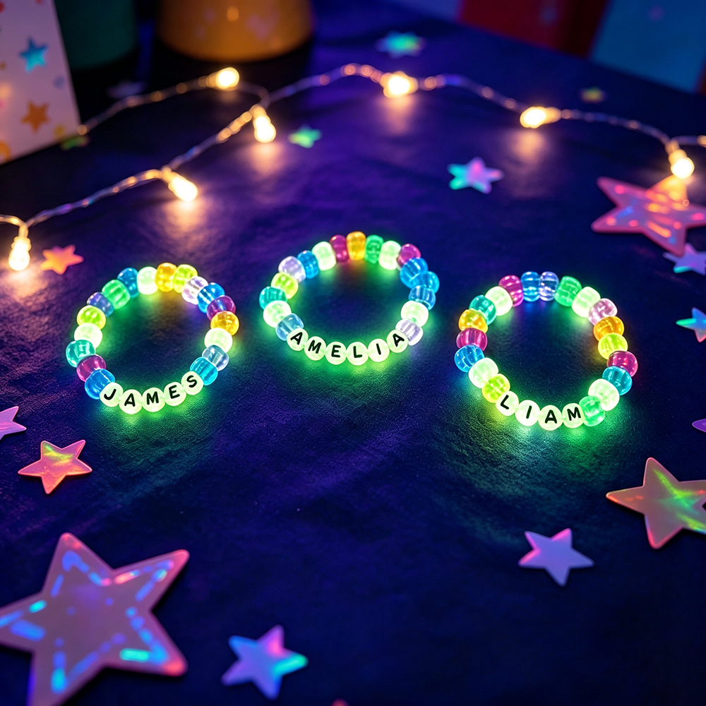 Personalized Kids Glow in the Dark Bracelet | CWGift101