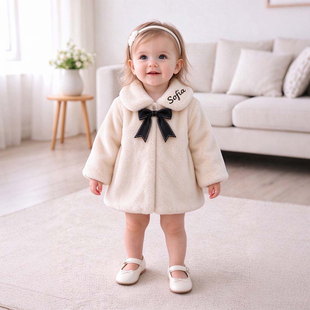 Personalized Embroidered Baby Girl Winter Princess Coat | CWBaby550