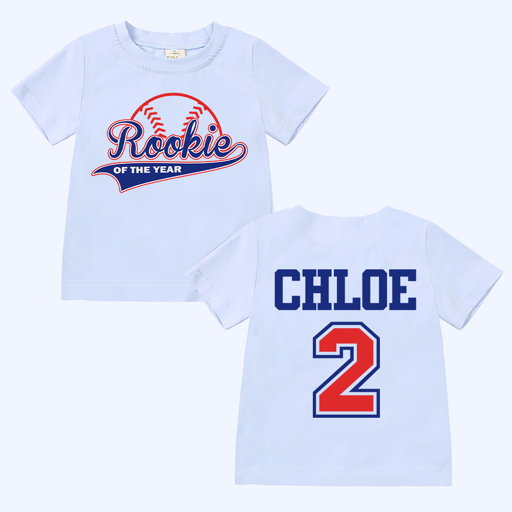 Personalized Basketball Rookie Of The Year Birthday T-Shirt | inBirth10