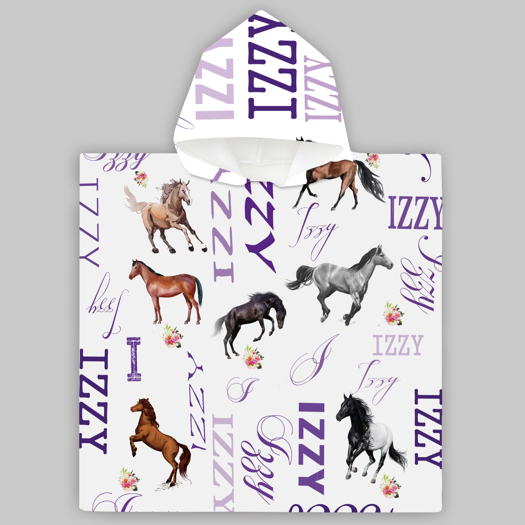 Personalized Hooded Beach Towel for Summer & Beach | CWHTowel05