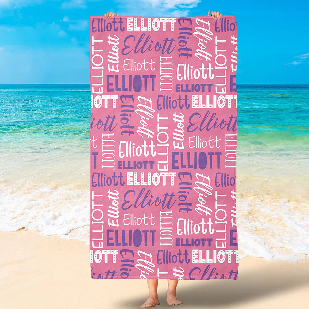 Personalized Lovely Kid Towel for Summer & Beach | CWTowel59
