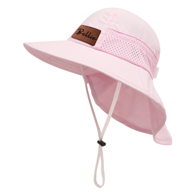 Personalized Leather Patch Bucket Hat for Comfort & Unique | CWBeach45