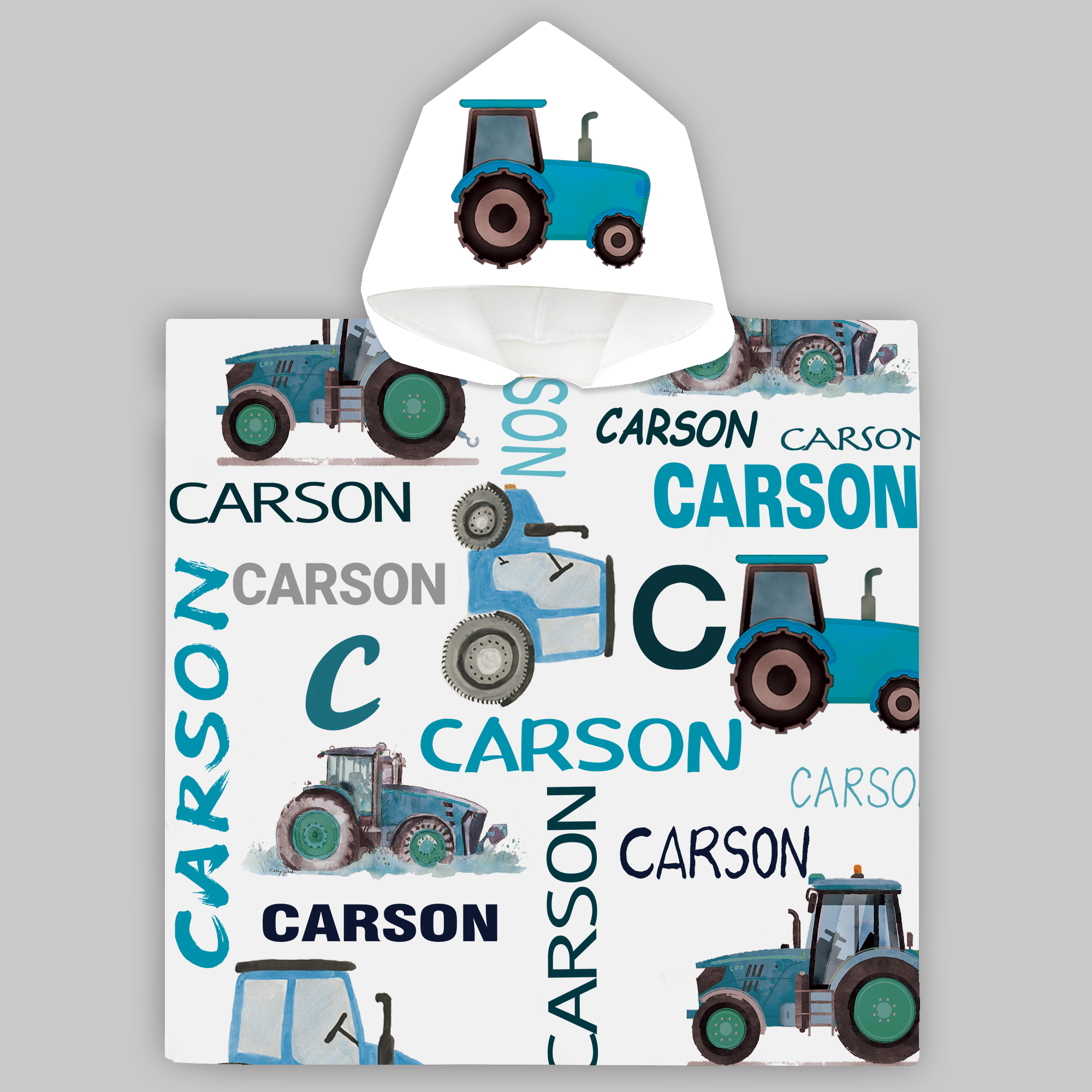 Personalized Hooded Beach Towel for Summer & Beach | CWHTowel07