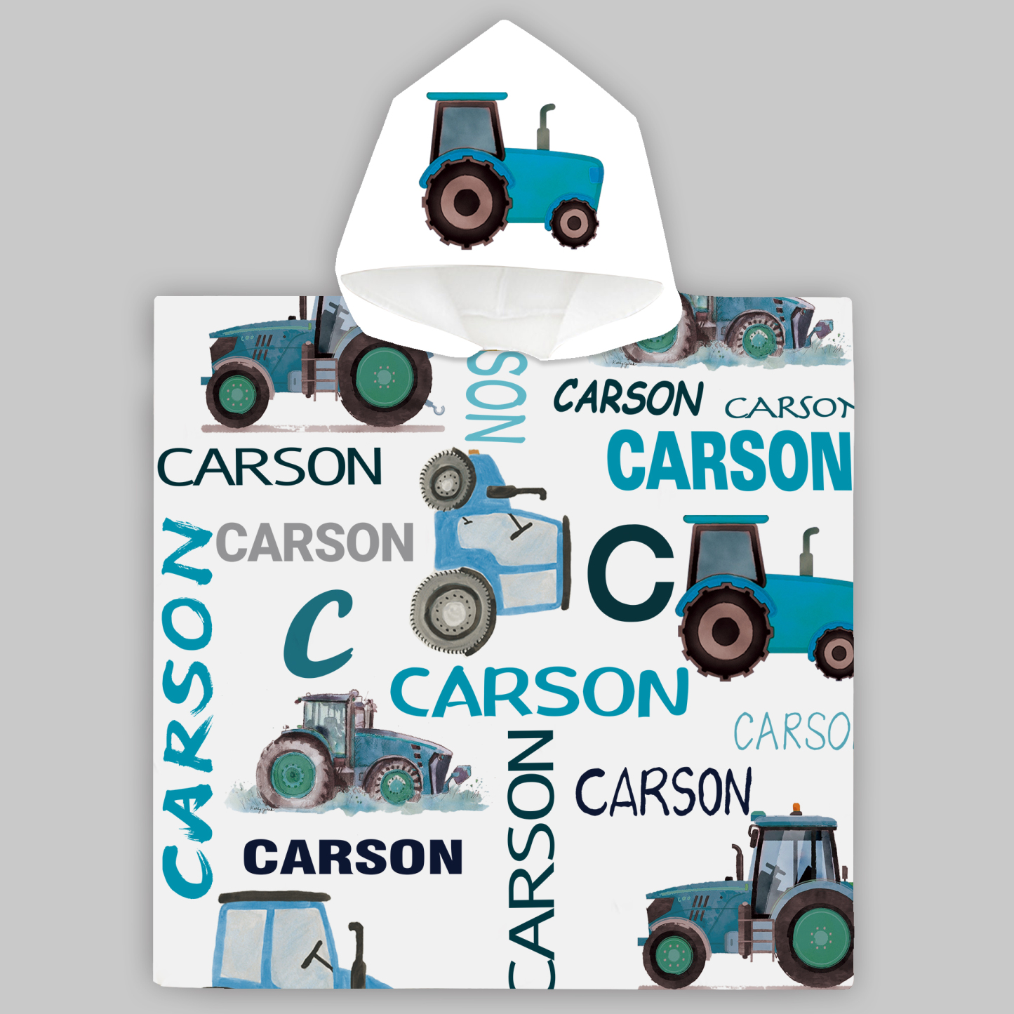 Personalized Hooded Beach Towel for Summer & Beach | CWHTowel07