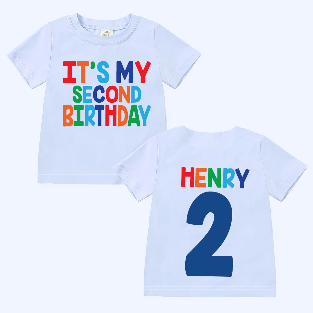 Personalized My First Birthday T-Shirt | inBirth24