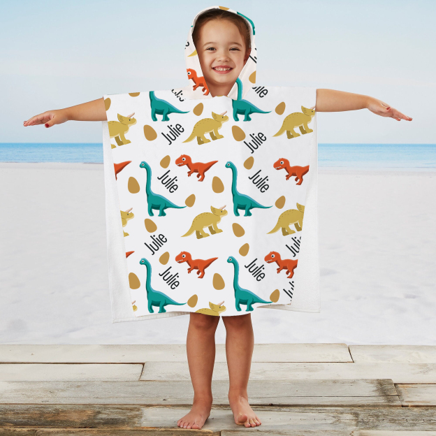 Personalized Hooded Beach Towel for Summer & Beach | CWHTowel13