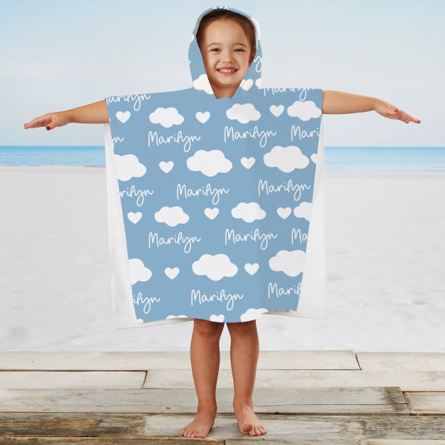Personalized Hooded Beach Towel for Summer & Beach | CWHTowel21