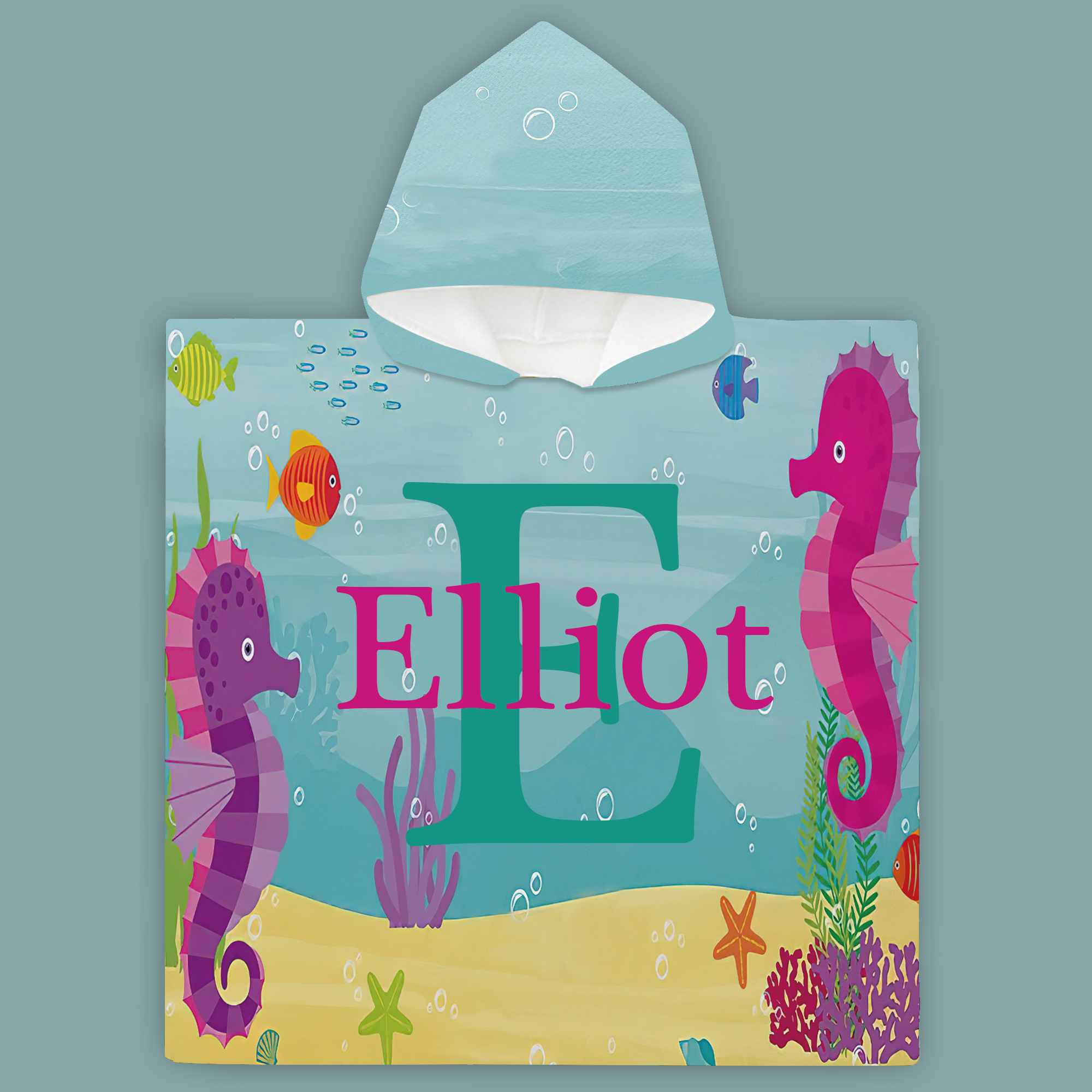 Personalized Hooded Beach Towel for Summer & Beach | CWHTowel25