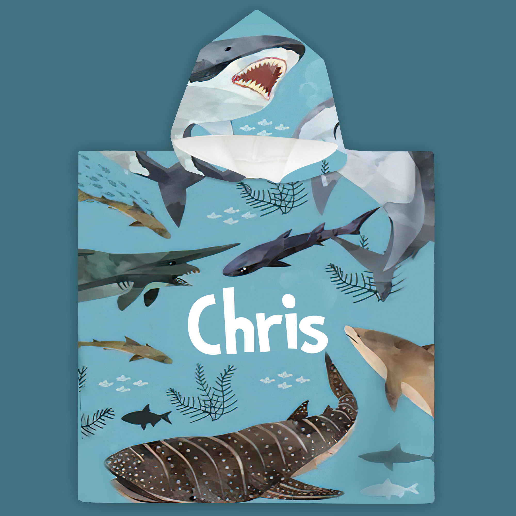 Personalized Hooded Beach Towel for Summer & Beach | CWHTowel27