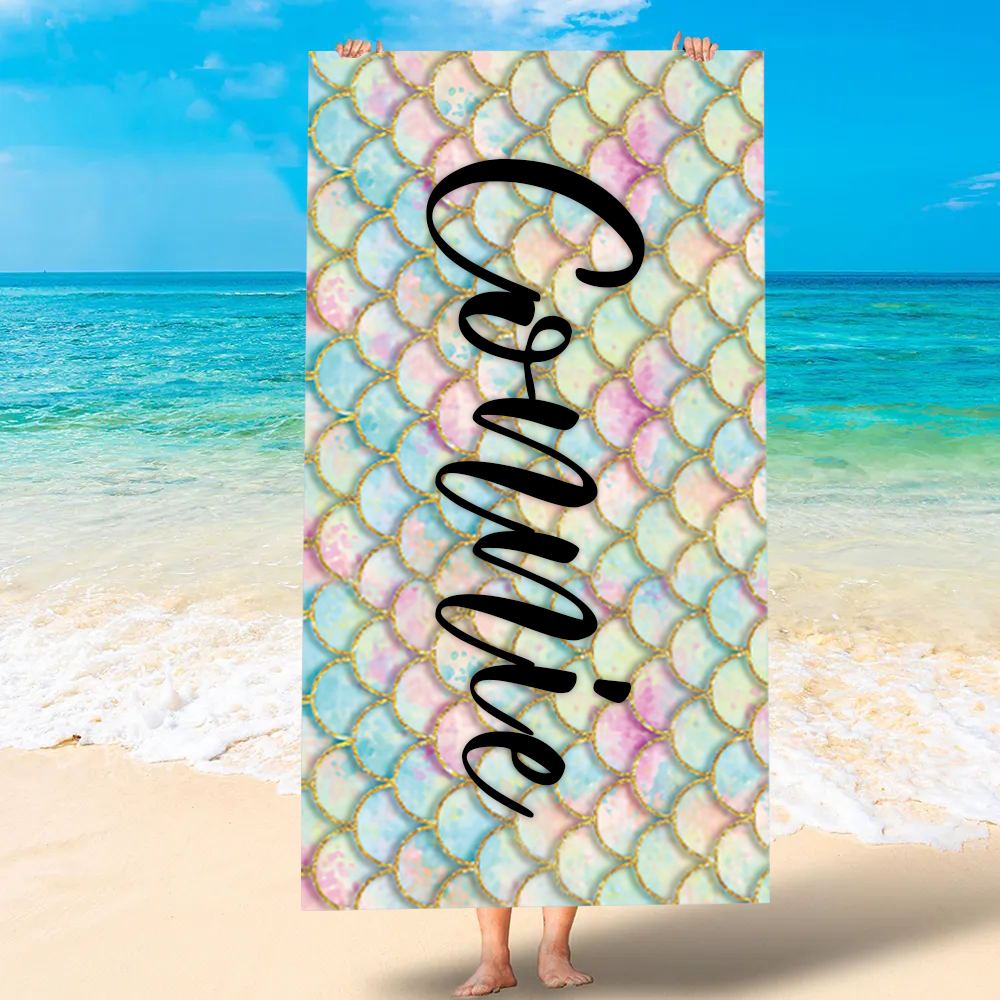 Personalized Lovely Kid Towel for Summer & Beach | CWTowel88