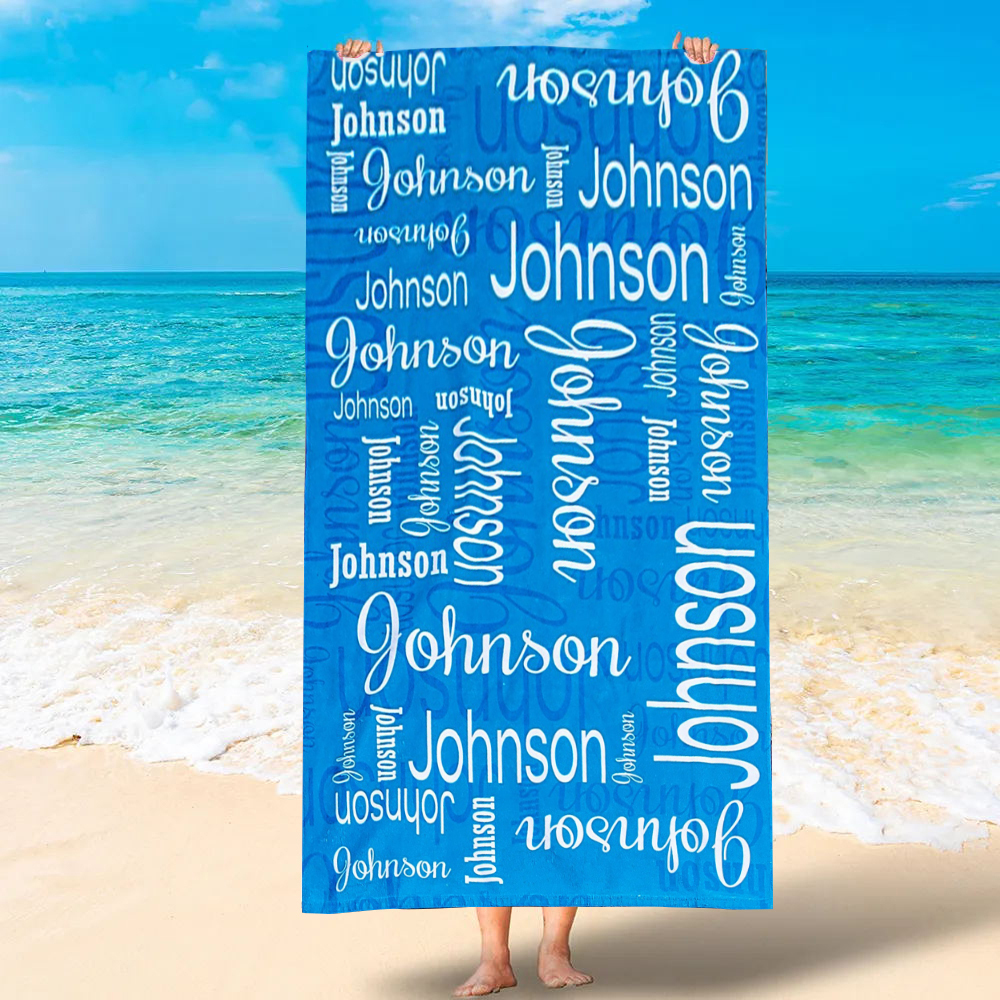 Personalized Lovely Kid Towel for Summer & Beach | CWTowel93