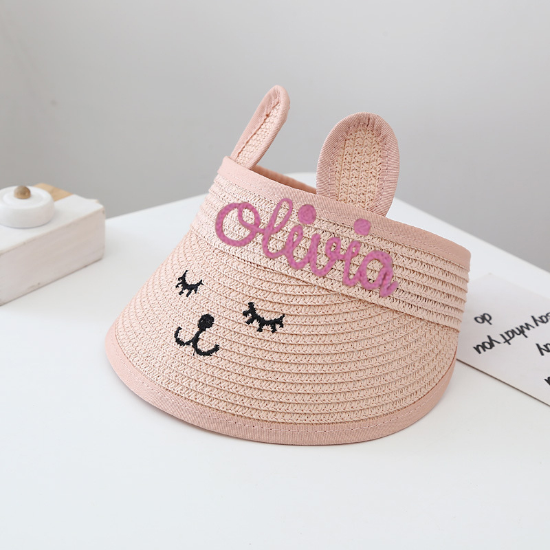 Personalized Hand Embroidery Ears Cute Hat for Comfort & Unique | CWBeach58