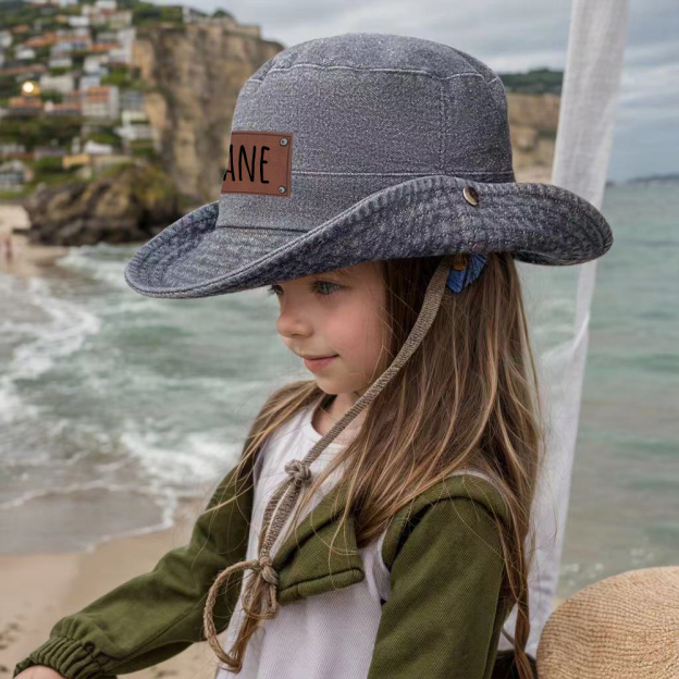 Personalized Cowboy Leather Patch Hat for Comfort & Unique | CWBeach68