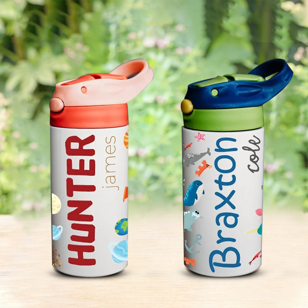Personalised BPA Free 12oz Lovely Kid Water Bottles | YouBottle20