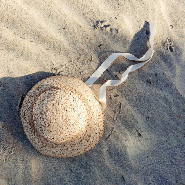 Personalized Summer Leather Patch Straw Hat for Comfort & Unique | CWBeach85