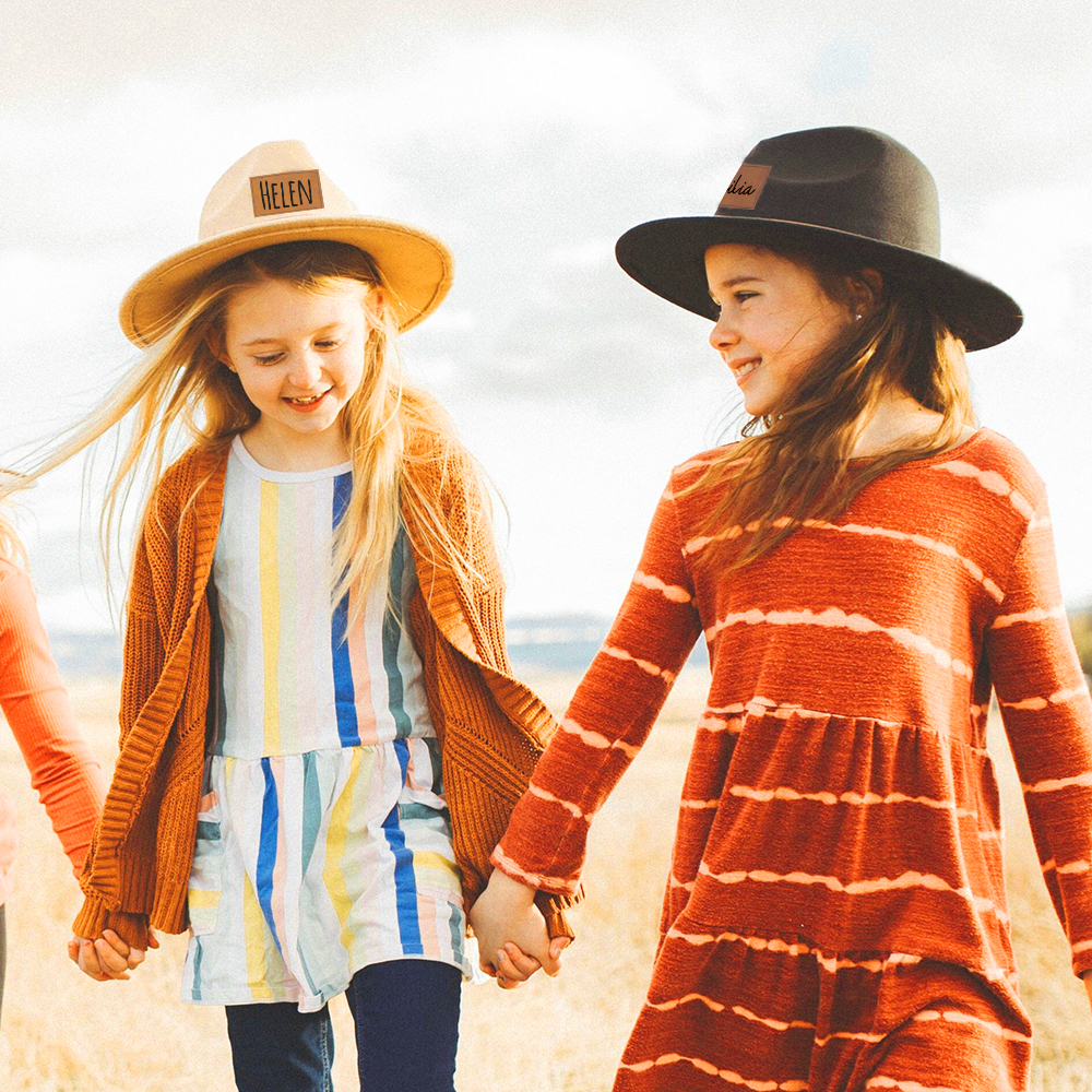 Personalized Leather Patch Cowboy Hat for Comfort & Unique | CWBeach99