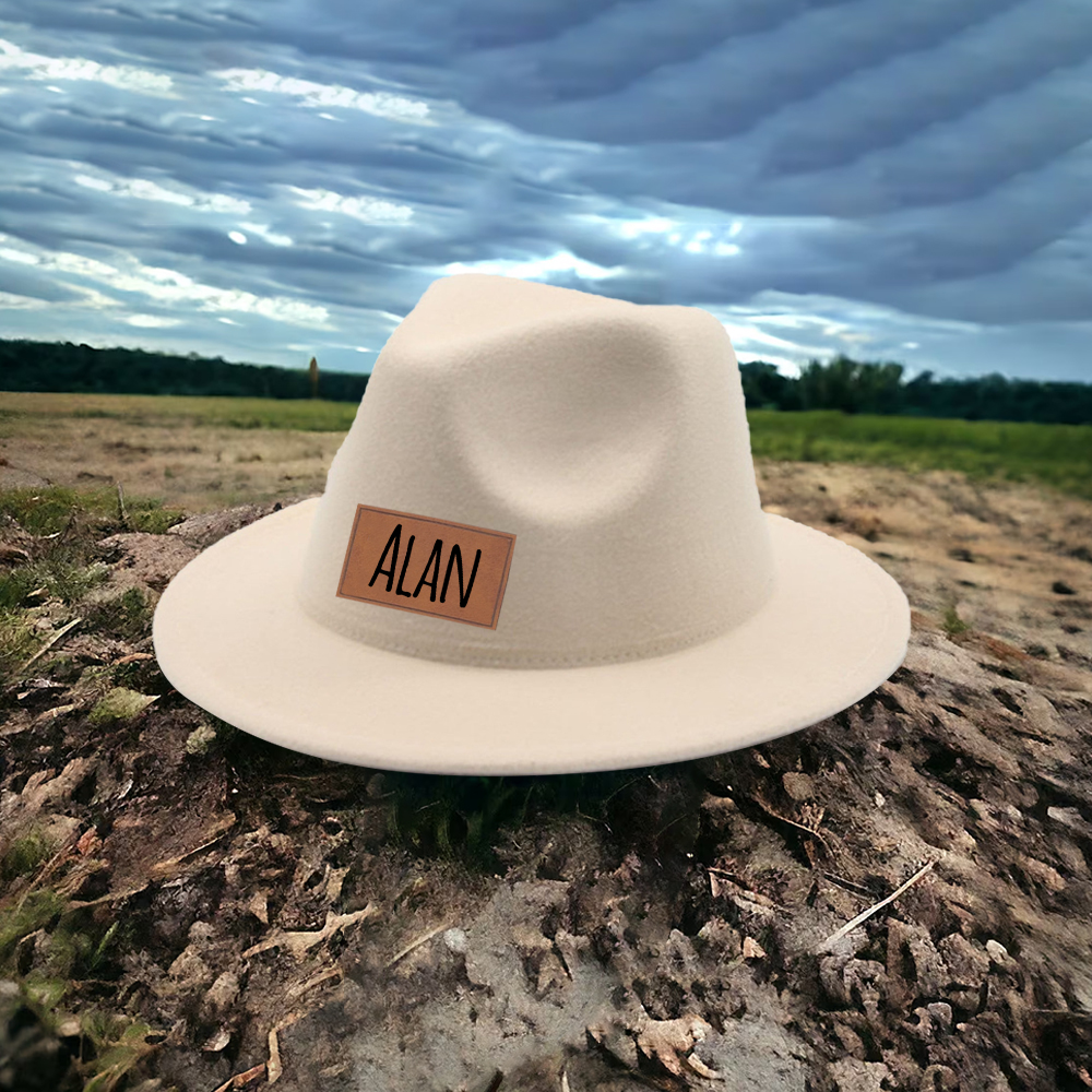 Personalized Leather Patch Cowboy Hat for Comfort & Unique | CWBeach99