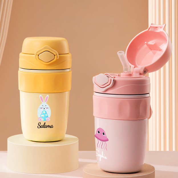 Personalised BPA Free 11oz Stainless Steel Water Bottle | Youbottle27