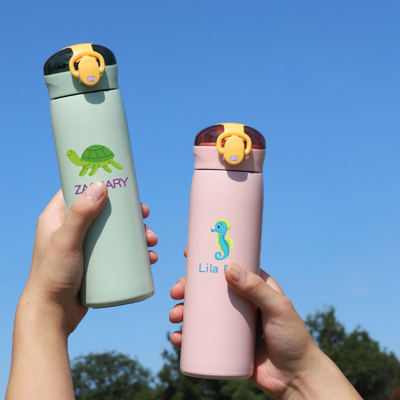 Personalised BPA Free 11oz / 16oz Stainless Steel Water Bottle | Youbottle28