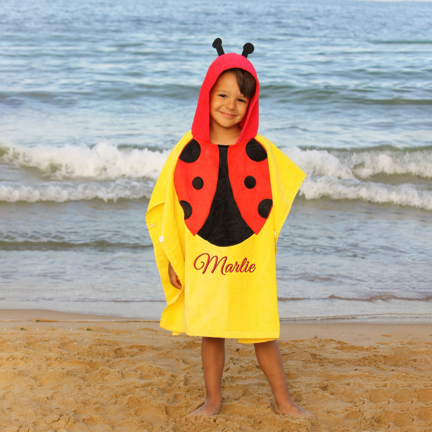 Personalized Embroidery Original Hooded Beach Towel | Cwbeach125