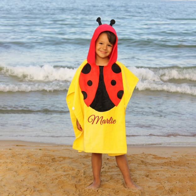 Personalized Embroidery Original Hooded Beach Towel | Cwbeach125