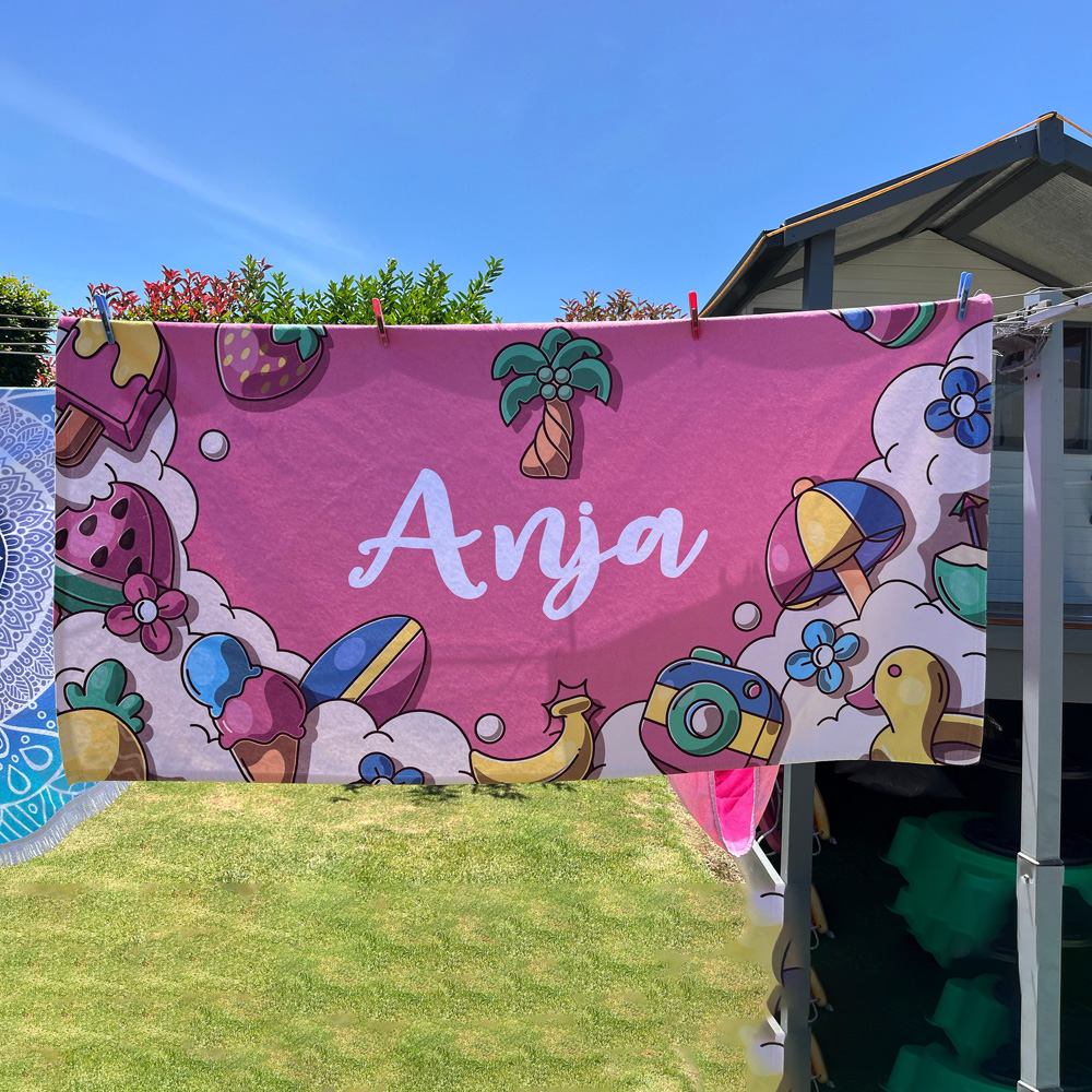 Personalized Lovely Kid Towel for Summer & Beach | CWTowel120