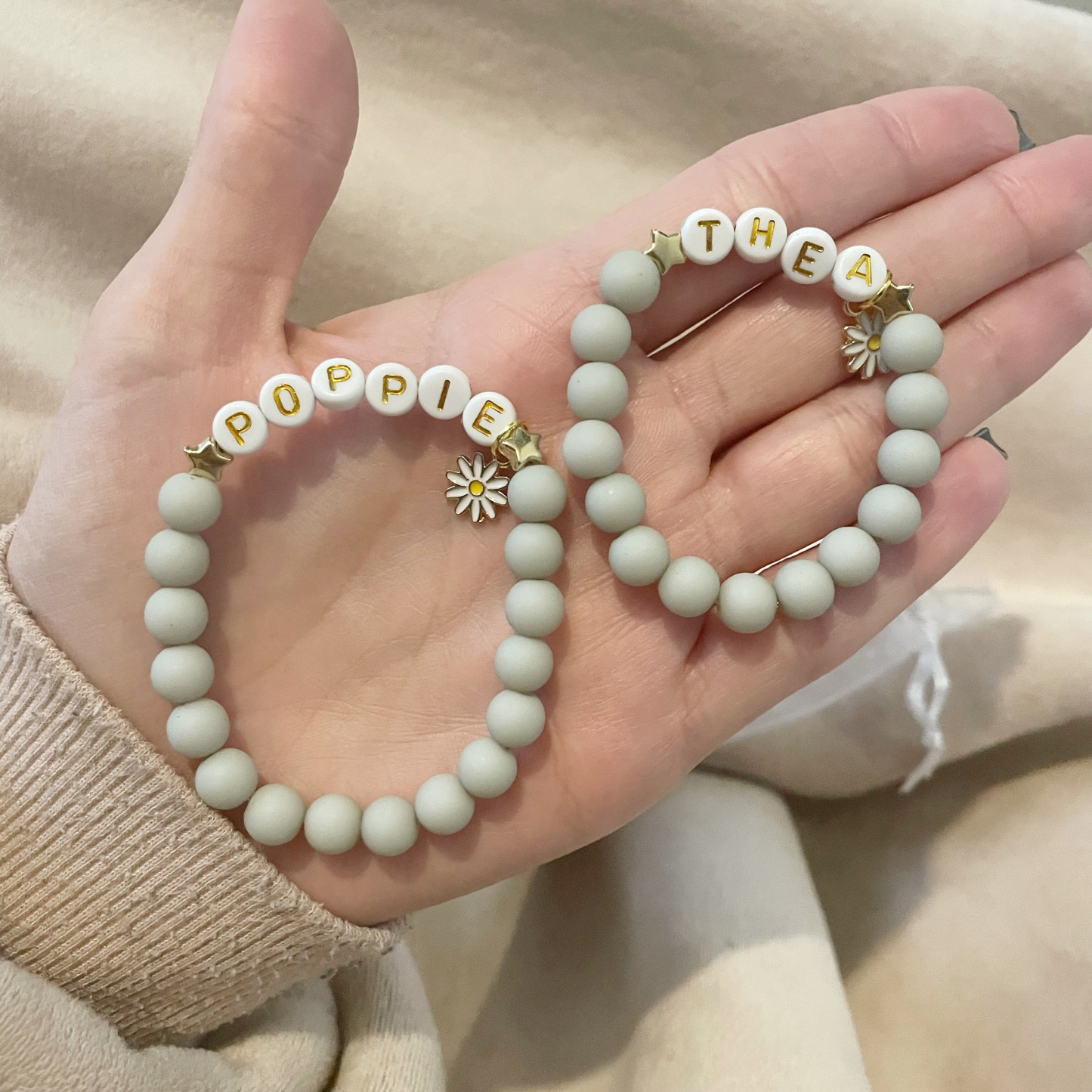 Personalized Kids Lovely Bead Bracelet | CWBeach136