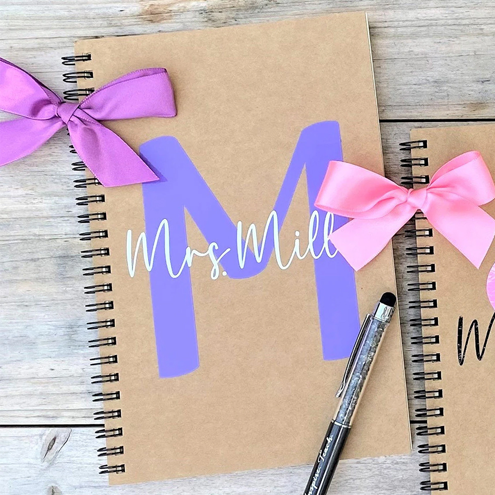 Personalized Pen Teacher Notebook for Teacher Appreciation Gift | CWTeach10