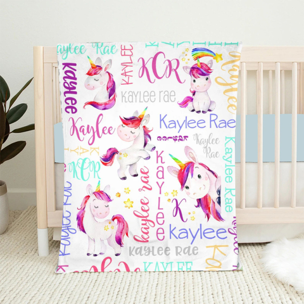 Personalized Lovely Kid Blanket for Comfort & Unique | BKKid125