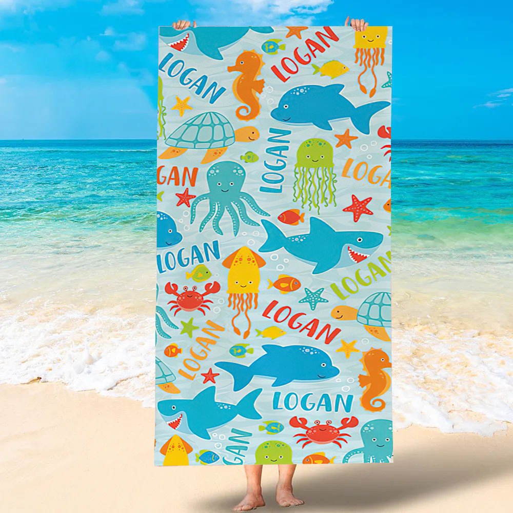 Personalized Lovely Kid Towel for Summer & Beach | CWTowel125