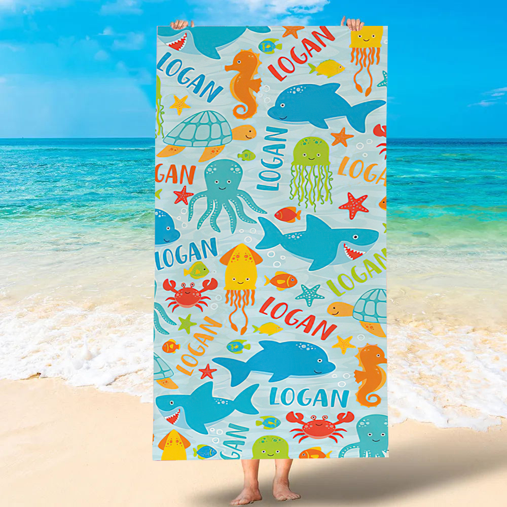Personalized Lovely Kid Towel for Summer & Beach | CWTowel125