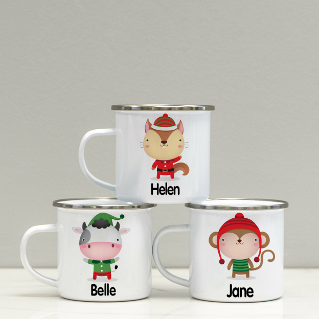 Personalised 12oz Funny Animals Mugs for Kids  | KidMug23