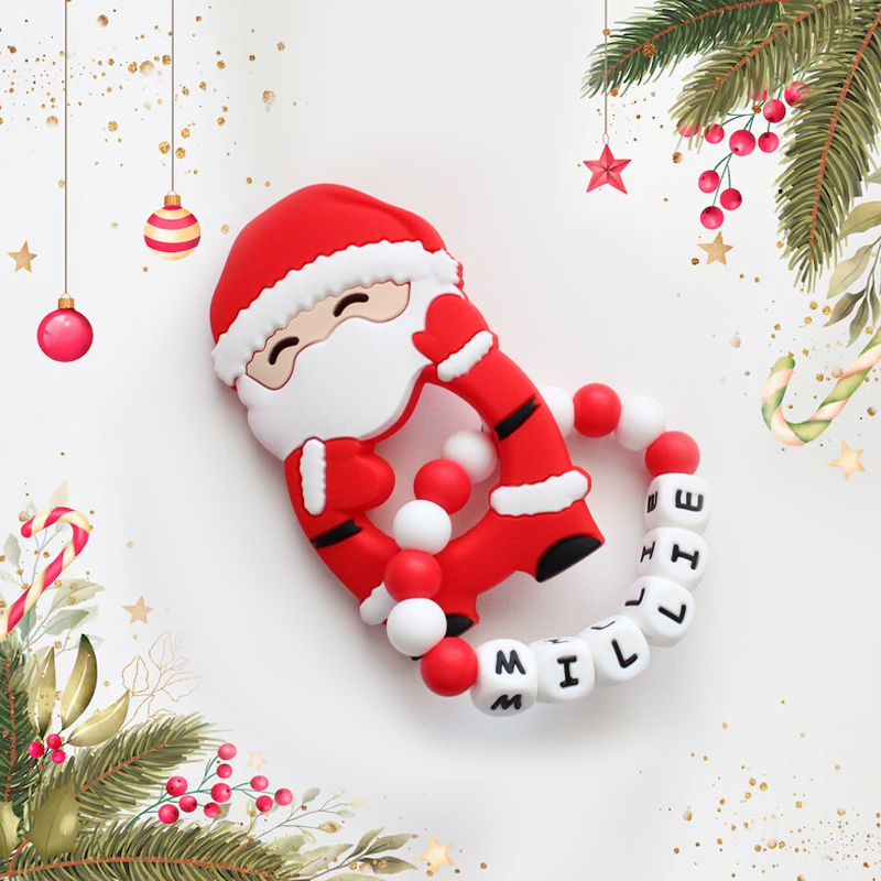 Personalized Christmas Baby Toy Ring | MCGift31