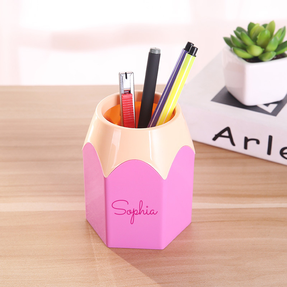 Personalized Kid Pencil Holder (Colored Markpen Included) | CWToy70