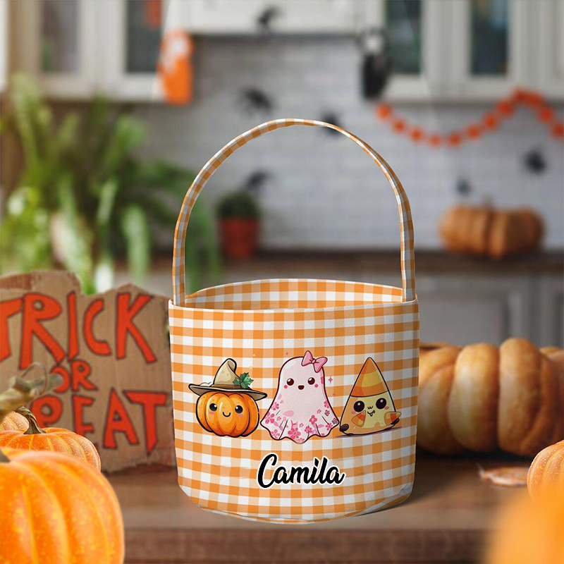 Personalized Lovely Halloween Bucket | CWHalloween1401