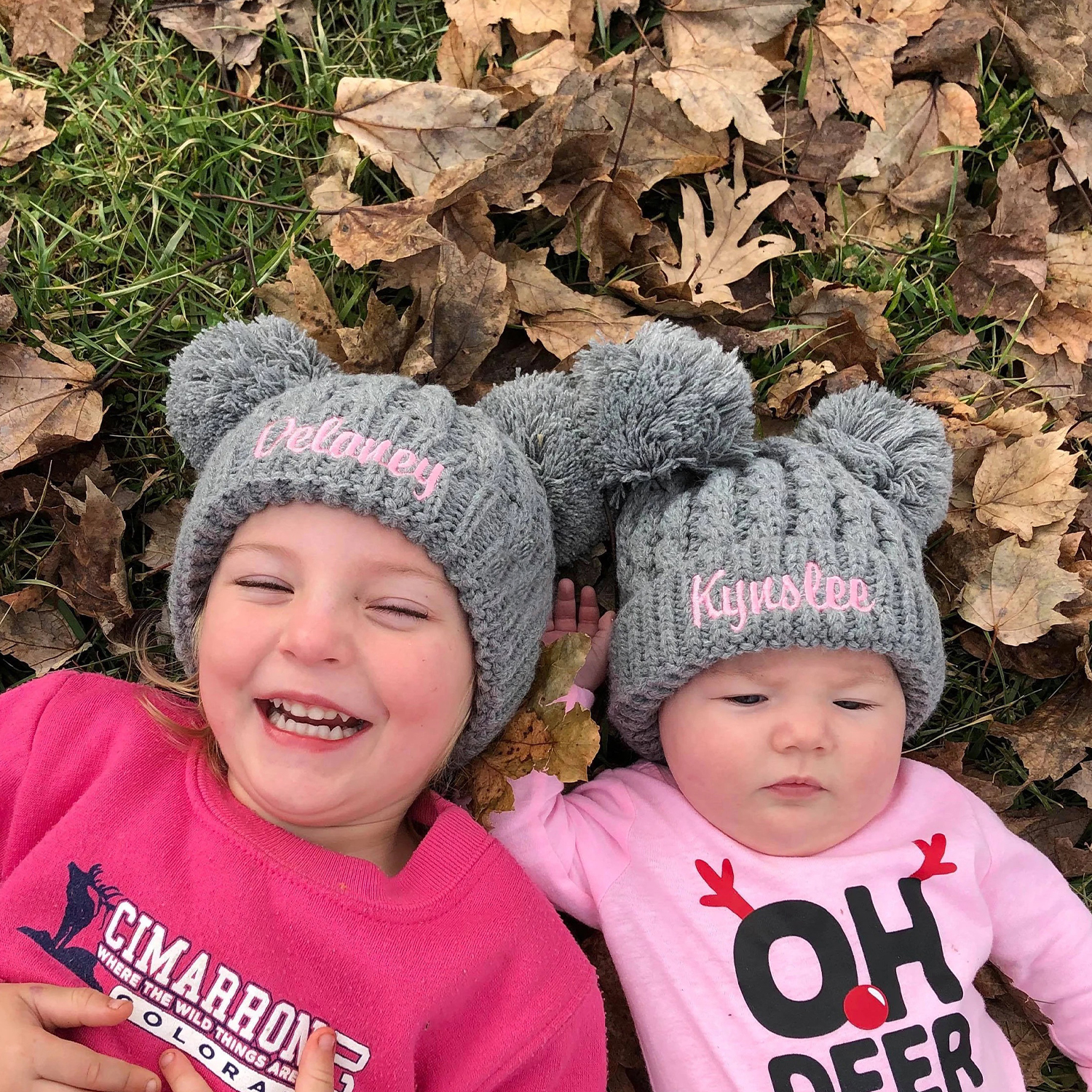 Personalized Embroidery Pom Pom Hat for Comfort & Unique | HSKid17