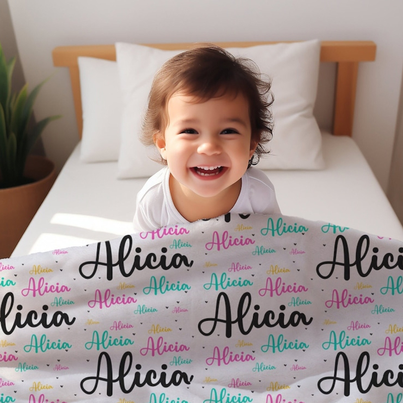 Personalized Lovely Kid Blanket for Comfort & Unique | BKKid133
