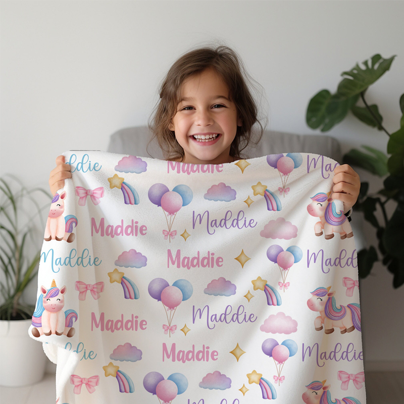 Personalized Lovely Kid Blanket for Comfort & Unique | BKKid138