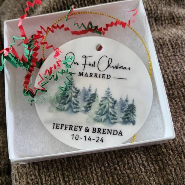 Personalized Christmas Anniversary Ornaments Decoration | MCGift3602