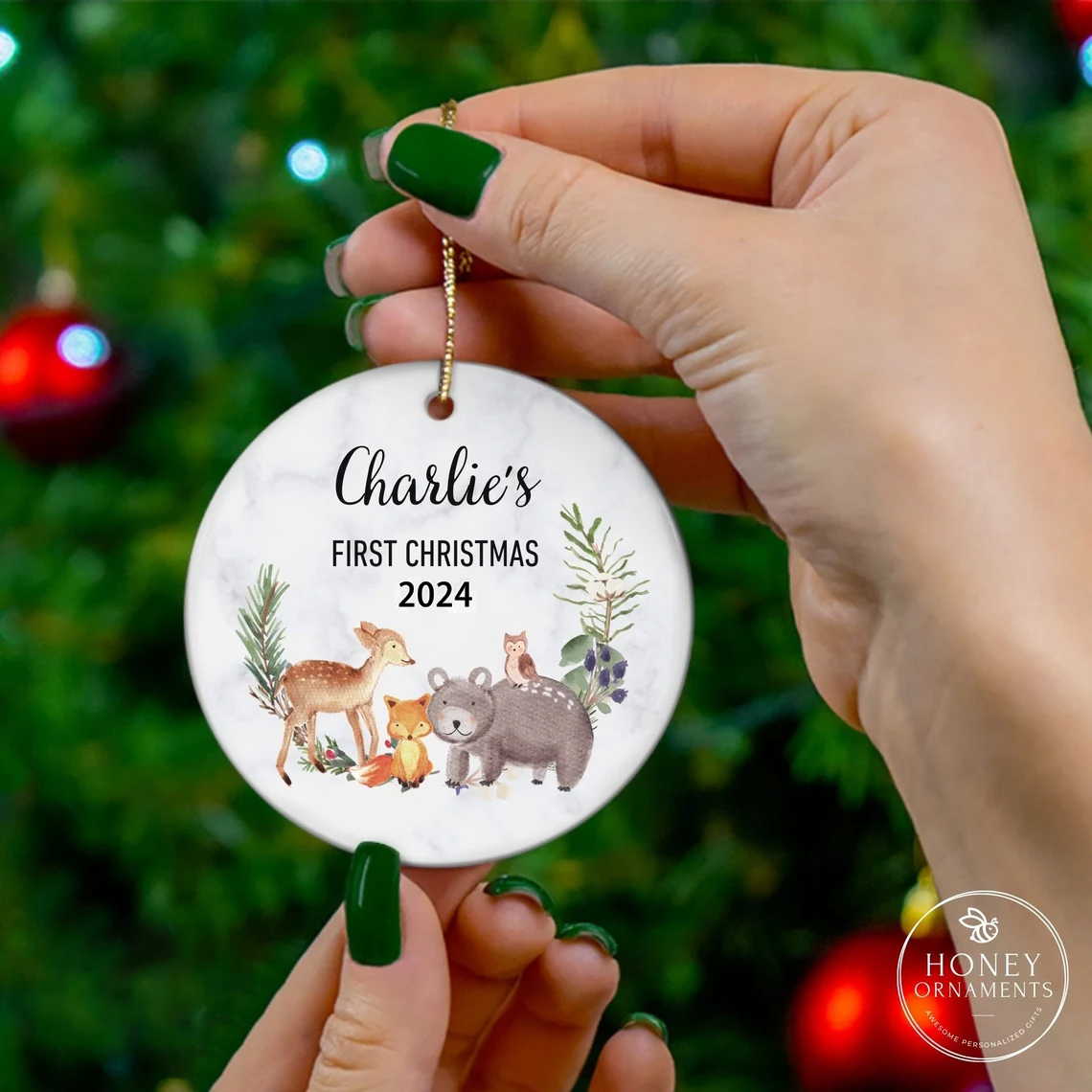 Personalized Baby's First Christmas Ornaments Decoration | MCGift3605