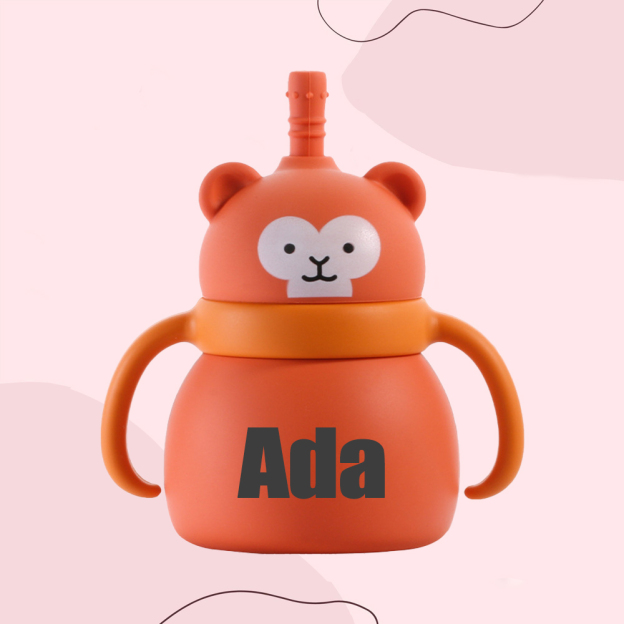 Personalised Baby Food Grade Sippy Silicone Cup  | CWBaby94